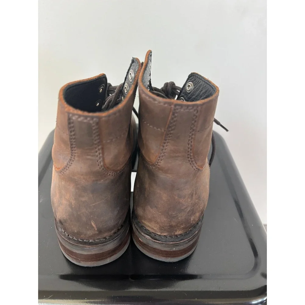 Thursday Boot Co President Lace Up Boots Tobacco Brown Leather Mens 6.5 18082